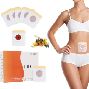 Belly Patch, Natural Belly Sticker for Women and Men, Abdomen Belly Button Pads Navel Sticker Breathable Patches, Comfortable and Easy to Use, 30 PCS