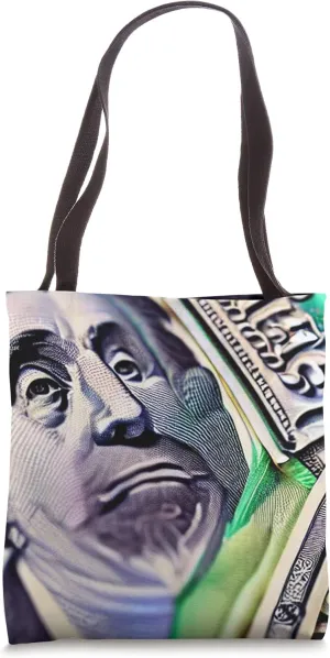 Benjamin Franklin Saddened By High Inflation Tote Bag