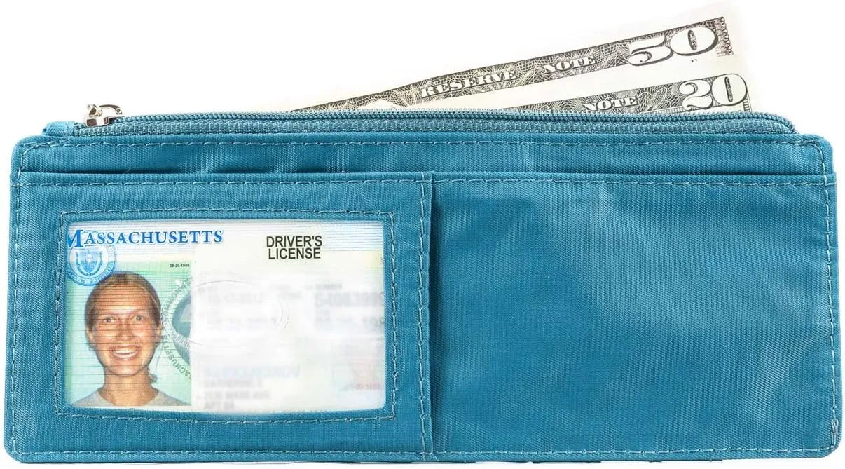Big Skinny Women's Jaguar Credit Card Slim Wallet, Holds Up to 25 Cards