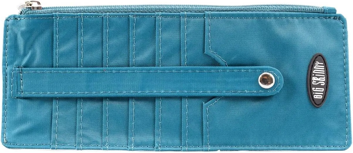 Big Skinny Women's Jaguar Credit Card Slim Wallet, Holds Up to 25 Cards