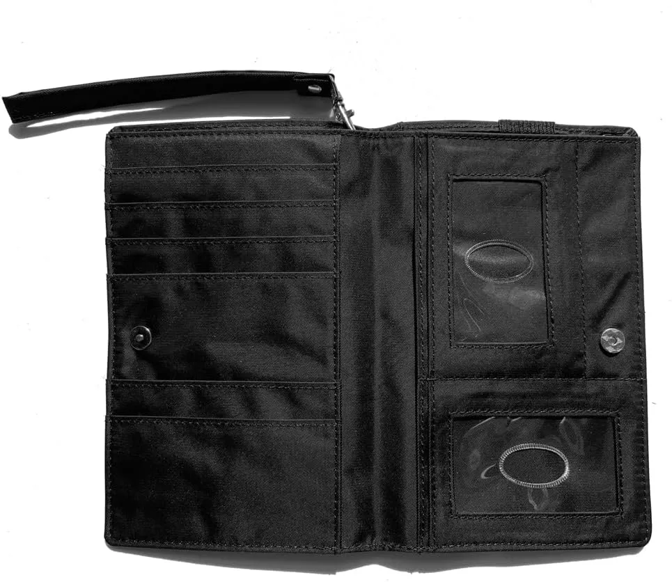 Big Skinny Women's Plus Size myPhone Bi-Fold Slim Wallet, Holds Up to 20 Cards