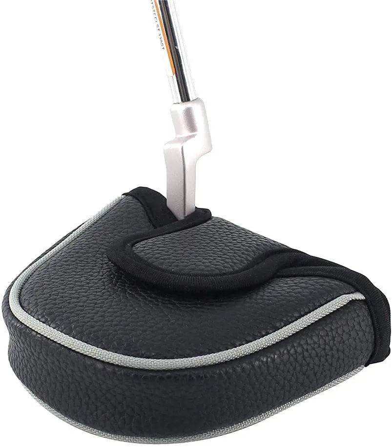 Big Teeth Golf Mallet Putter Cover Headcover Club Protector Magnetic Closure Don't FIT Iron Material Putter for Scotty Cameron Taylormade Odyssey 2 Ball Club