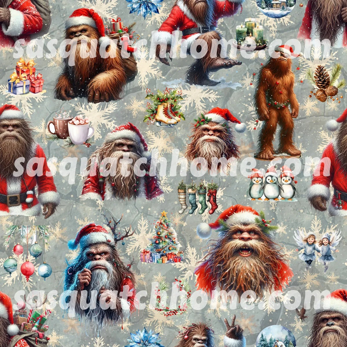 Bigfoot / Sasquatch Themed School Locker, Magnetic Wallpaper 2 pcs