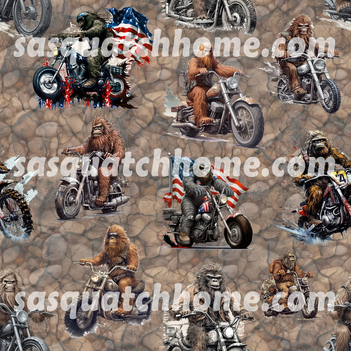 Bigfoot / Sasquatch Themed School Locker, Magnetic Wallpaper 2 pcs