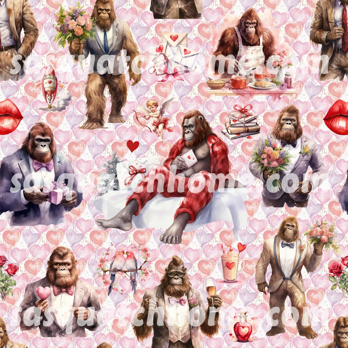 Bigfoot / Sasquatch Themed School Locker, Magnetic Wallpaper 2 pcs
