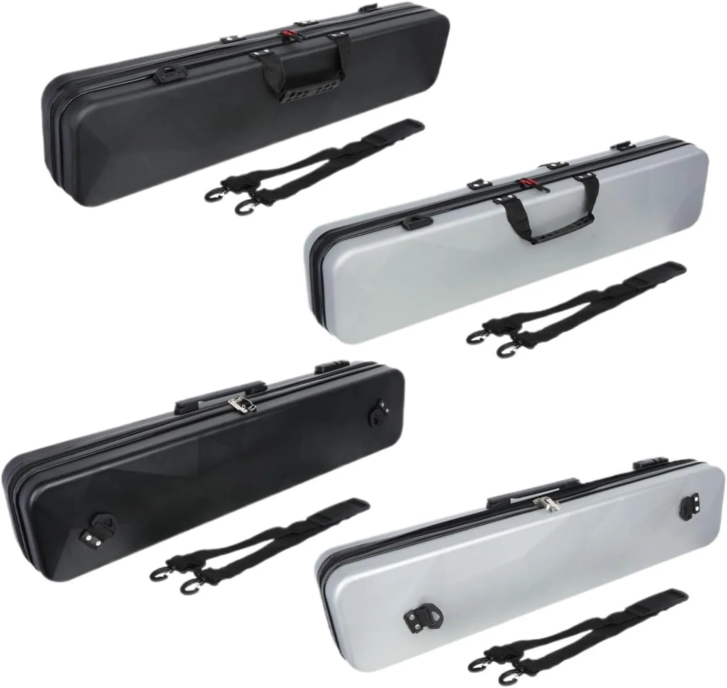 Billiards Stick Bag Billiard Cue Case 1/2 Fit for Club Bag Hard Snooker Billiard Cues Carry Bag Fashionable(Black1)