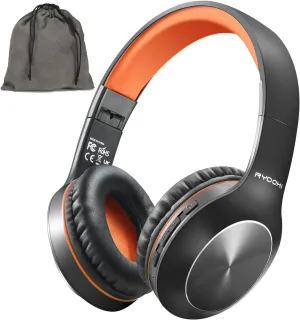 Bluetooth Headphones Over Ear, 68H Playtime and 3 EQ Music Modes Wireless Headphones with Microphone/Deep Bass, HiFi Stereo Foldable Lightweight Headset for PC Home Travel Office