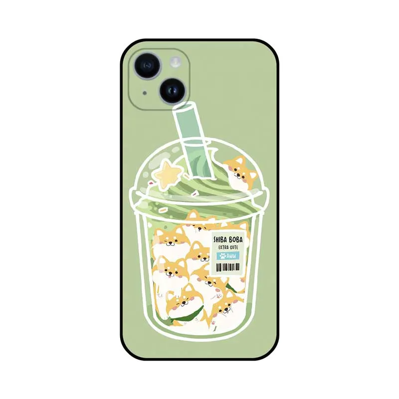 Boba Animal Phone Cases with Customizable Cutouts
