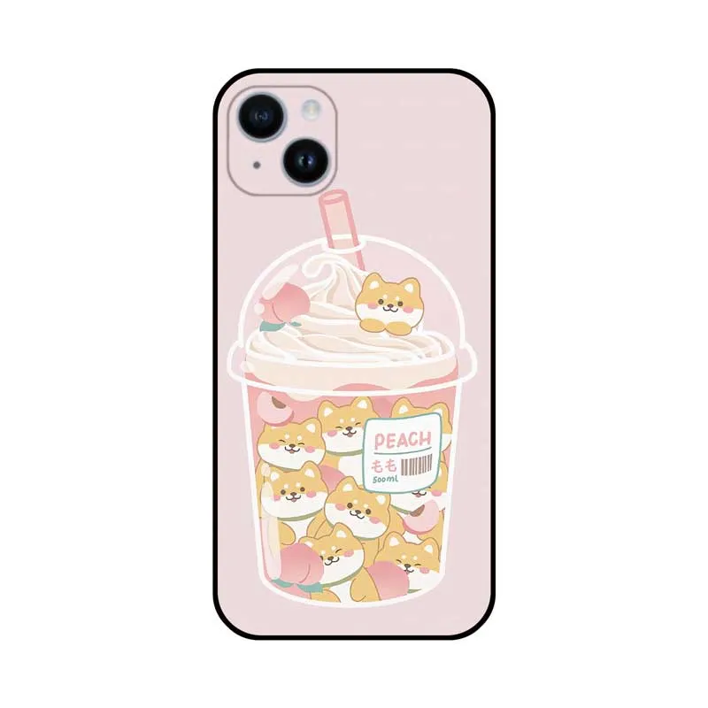 Boba Animal Phone Cases with Customizable Cutouts