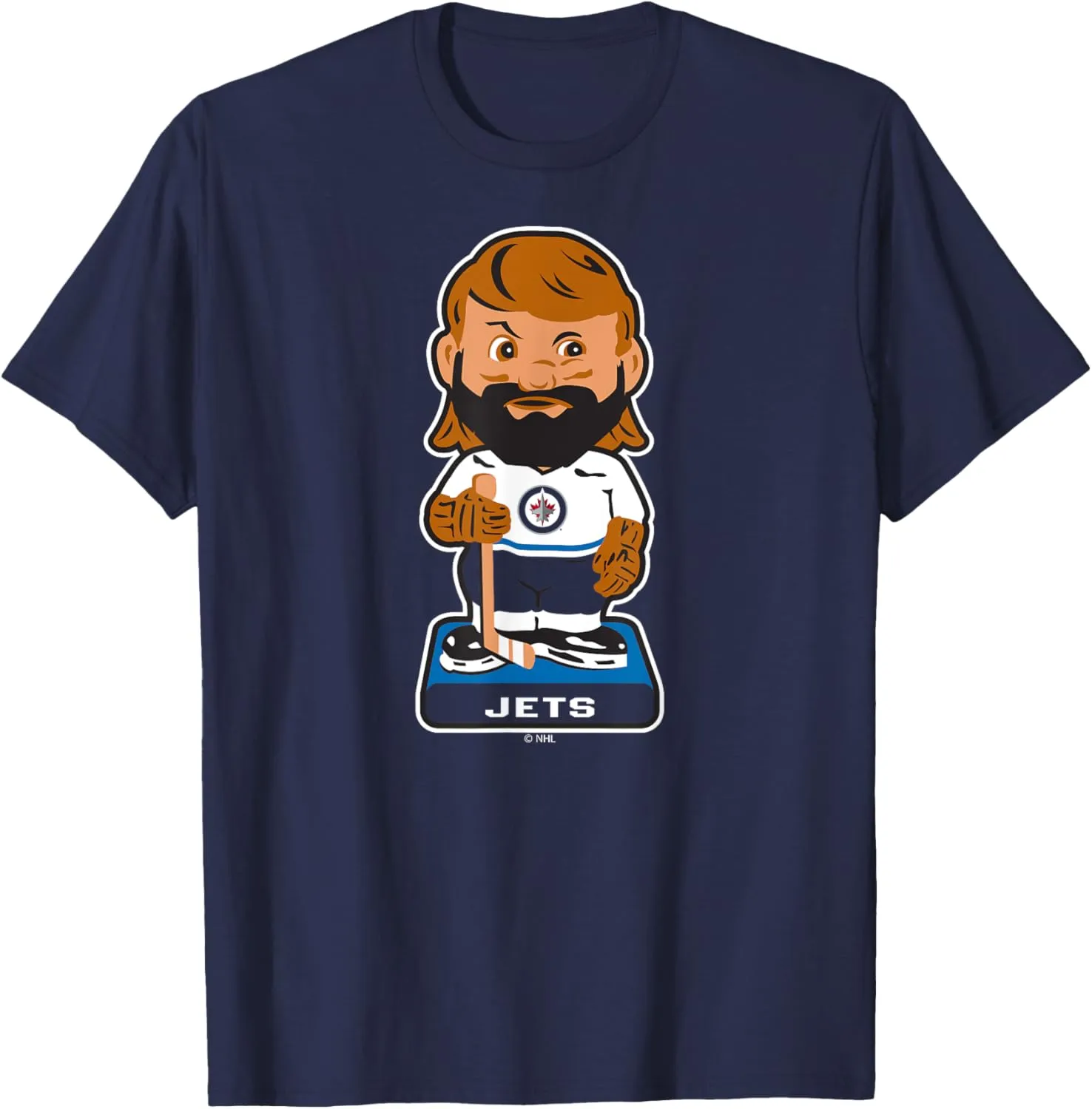 Bobblehead Navy NHL Officially Licensed T-Shirt