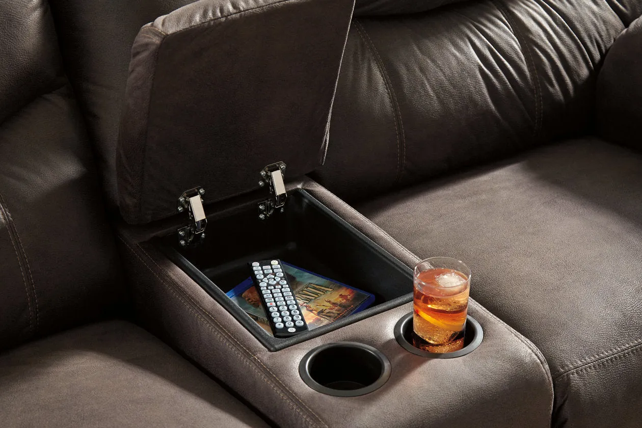 Boxberg Reclining Loveseat with Console - 3380394