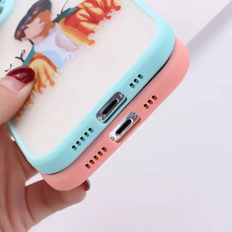 Boy picture custom printed shockproof case for iphone 12 pro max x xr,for iphone 12 boy fashion phone case