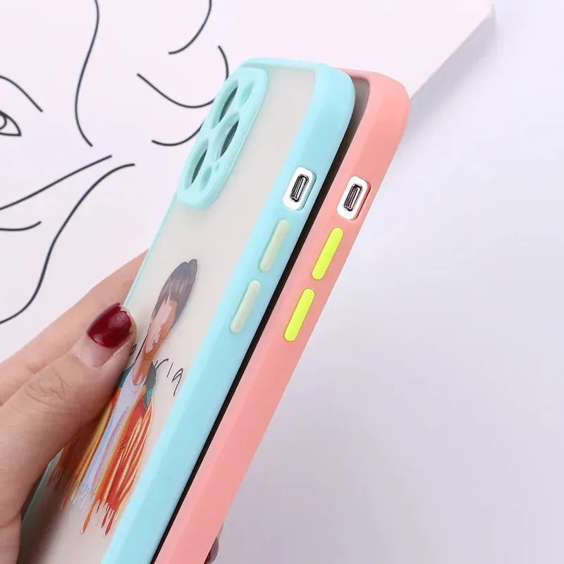 Boy picture custom printed shockproof case for iphone 12 pro max x xr,for iphone 12 boy fashion phone case