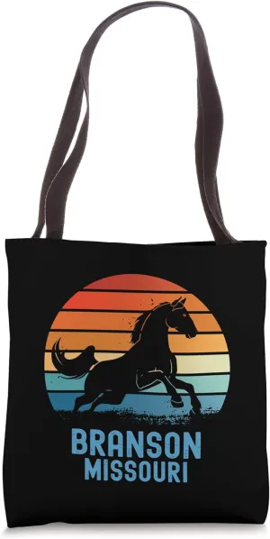 Branson Missouri Horse Vacation Souvenir Tote Bag