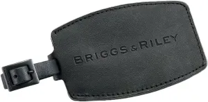 Briggs & Riley Leather Luggage ID Tag, Black, One Size