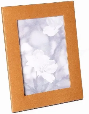 British-Tan Calfskin Leather Studio 5x7 Frame by Graphic Image - 5x7