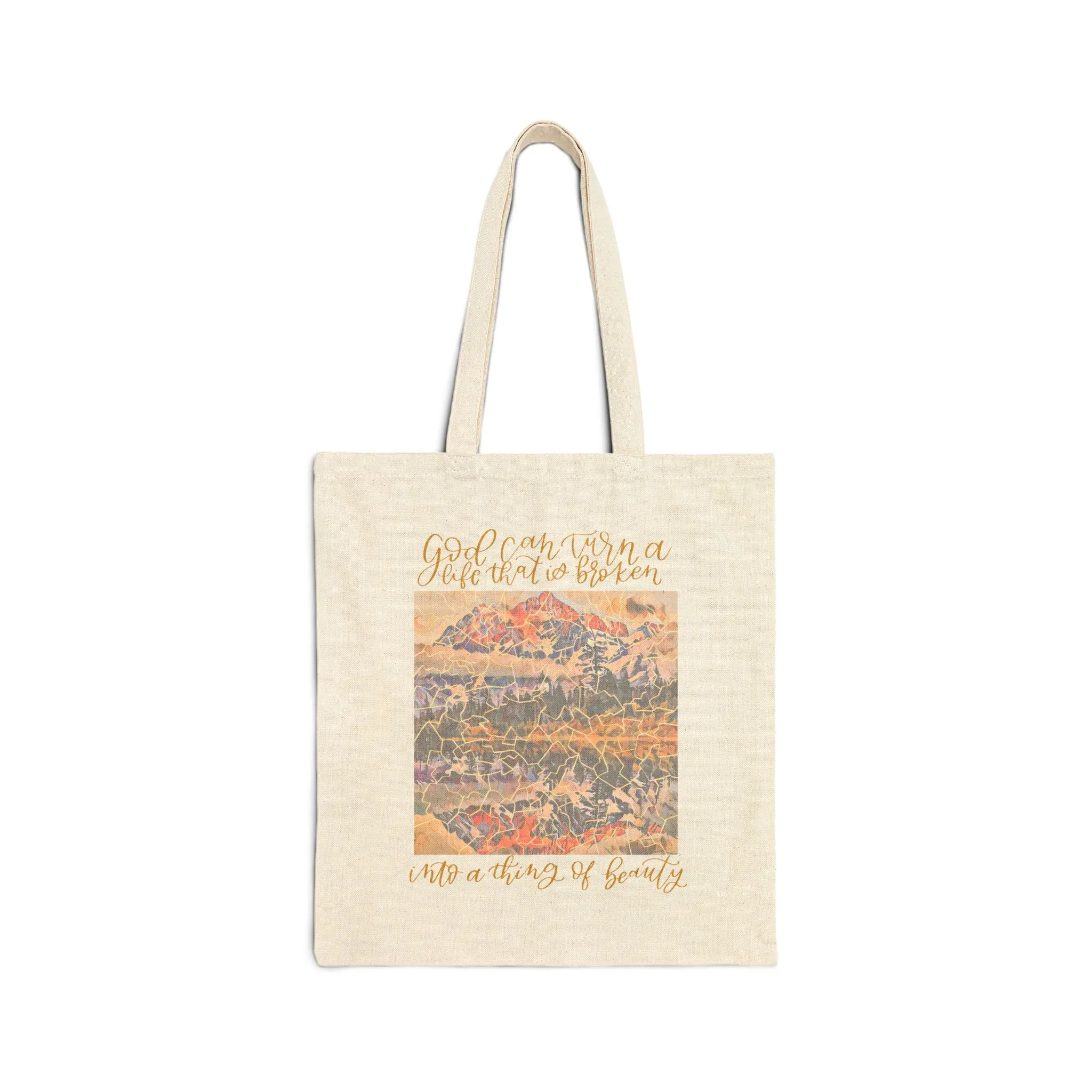 Broken Pieces Canvas Tote Bag