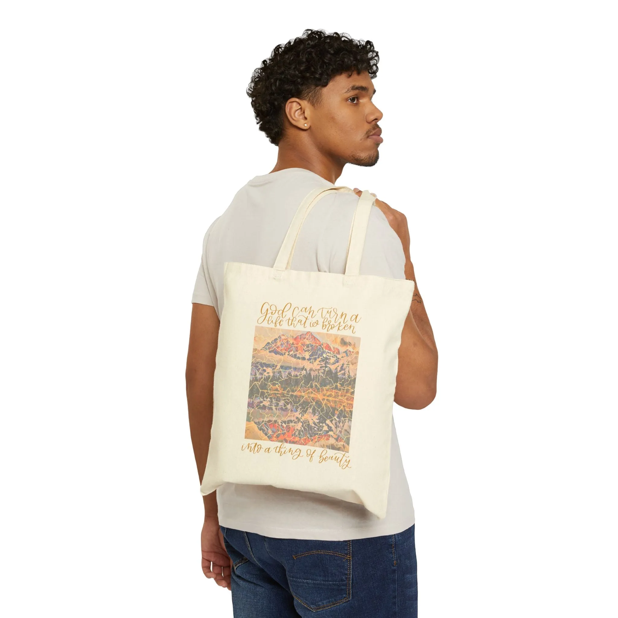 Broken Pieces Canvas Tote Bag