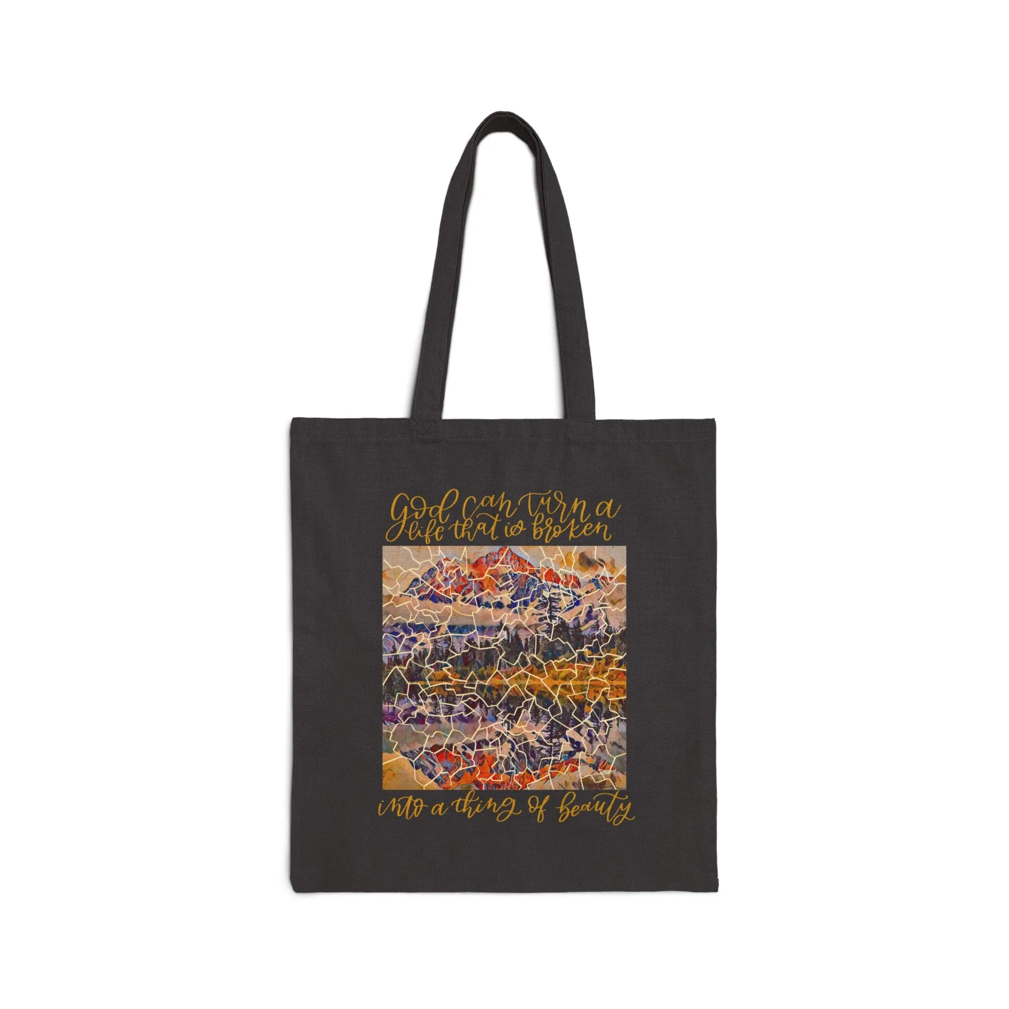 Broken Pieces Canvas Tote Bag