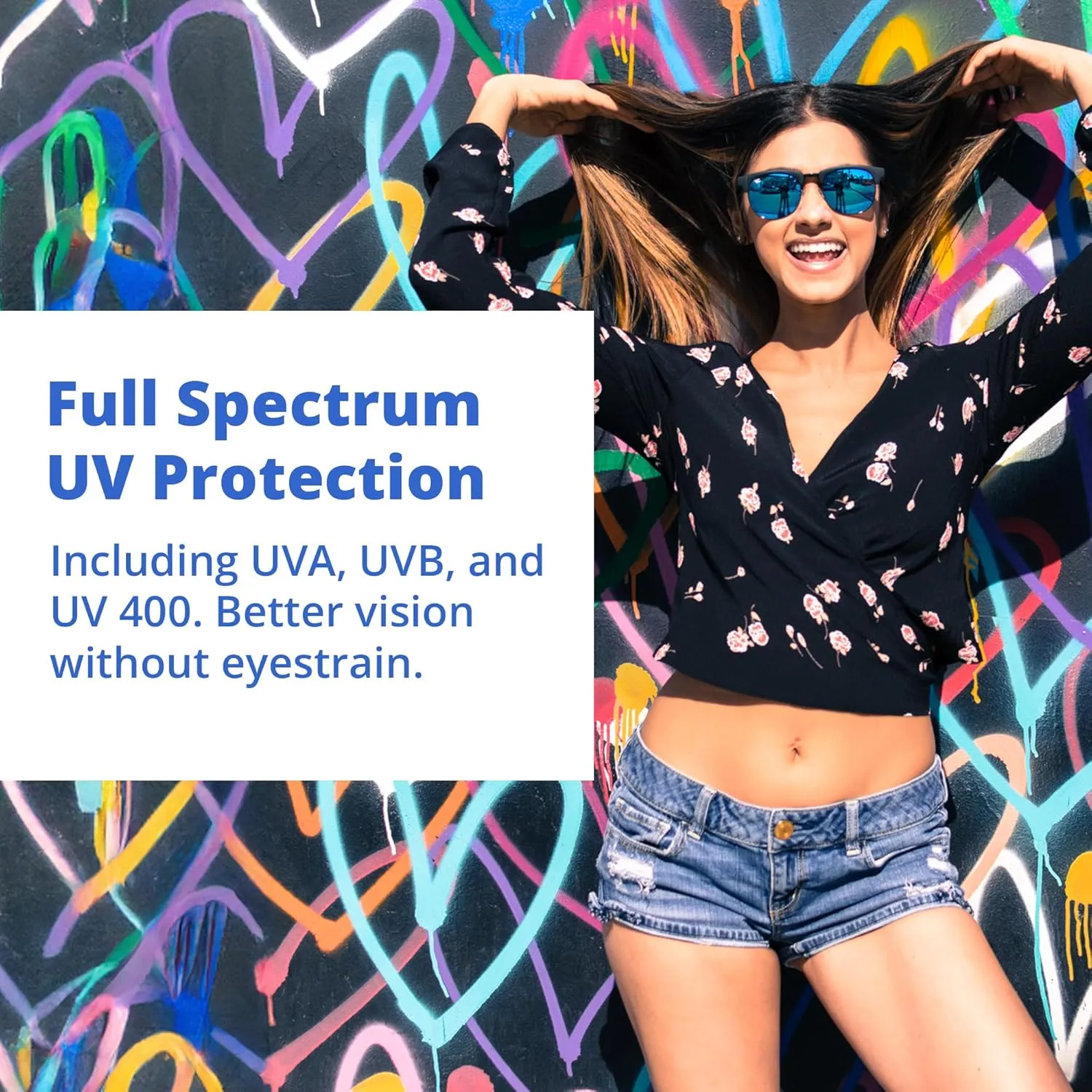 Browline Folding Sunglasses Polarized, UV400, UVA, UVB Protection for Men Women, Folding Sunglasses Leather Case