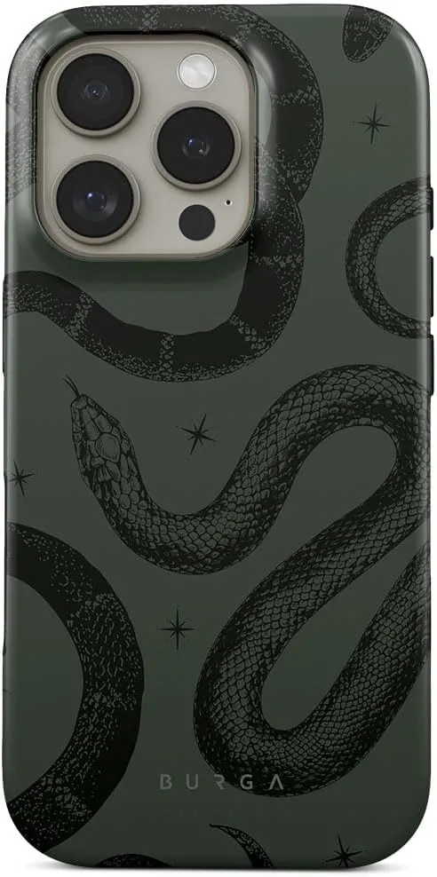 BURGA Phone Case for iPhone 16 Pro Max - Cute, Trendy, Aesthetic, Pattern Phone Cover, Hard Shell Protection - fits Apple iPhone 16 Pro Max Case for Women Men, Poison