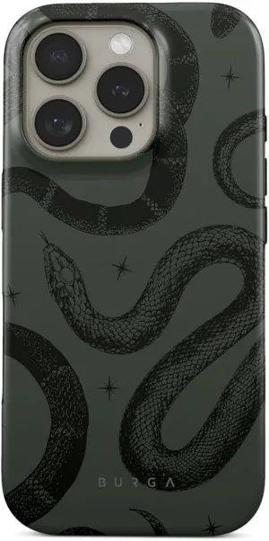 BURGA Phone Case for iPhone 16 Pro Max - Cute, Trendy, Aesthetic, Pattern Phone Cover, Hard Shell Protection - fits Apple iPhone 16 Pro Max Case for Women Men, Poison