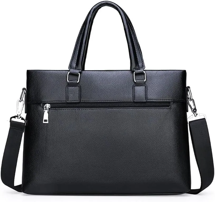 Business PU Leather Bag Computer Exhibition Industry Bag Handbag Ones Shoulder Cross Backpack Conference