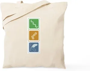 CafePress Beautiful Bacteria Tote Bag Reusable Natural Beige Canvas Shopping Bag