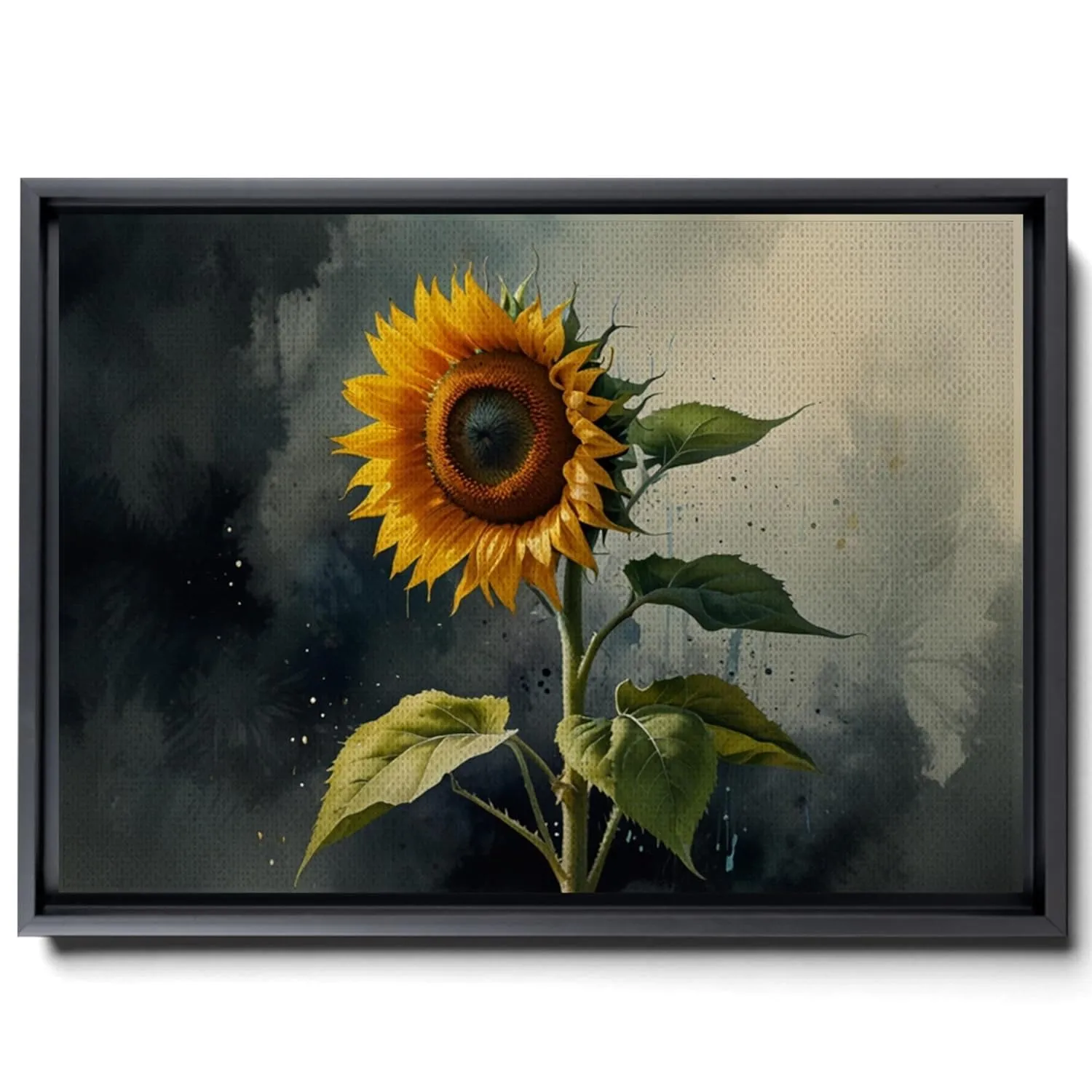 Canvas Print Sunflower Watercolor Flower Print Sunflower Print Sunflower Sun Cactus Desert Sunflower Art Print Watercolor Print Canvas Prints, Arts