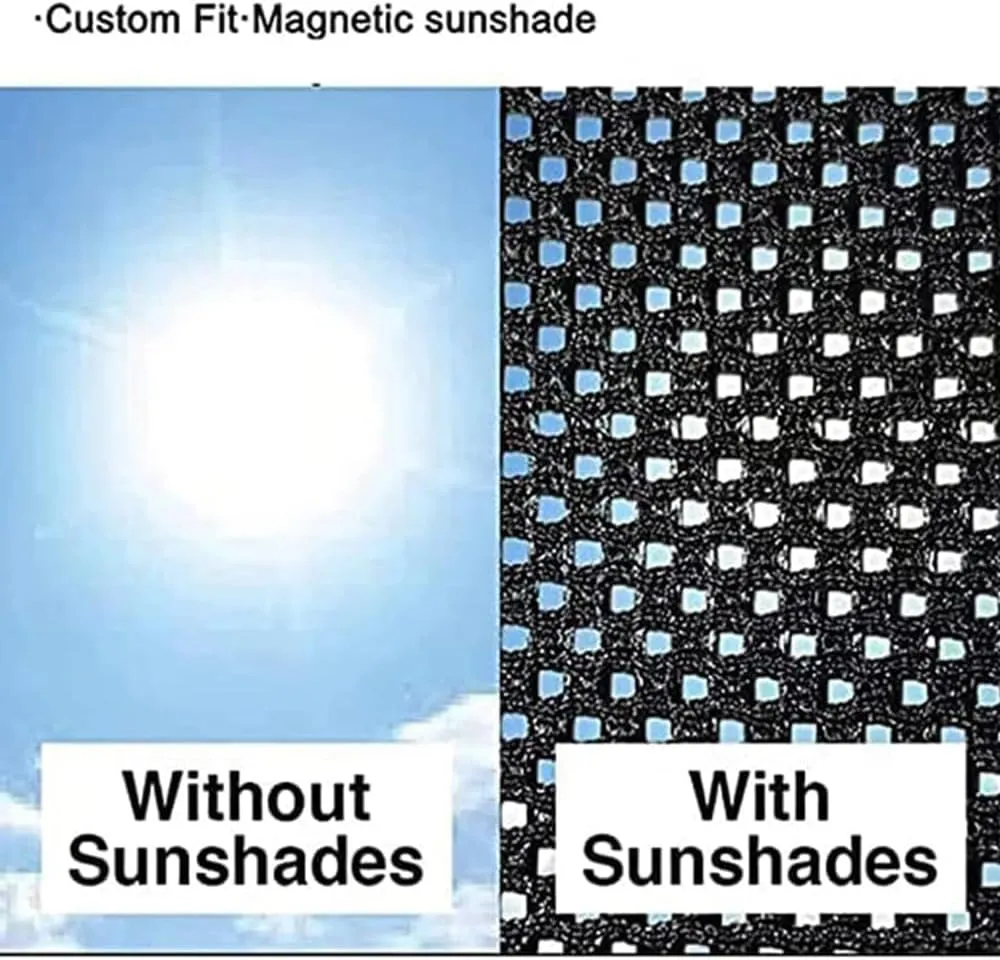 Car Side Window Sunshade for suzuki super vitra,High Elastic Material Front Rear Sun Shade Cover UV Protecti Breathable Sun Visor Privacy Protection,H