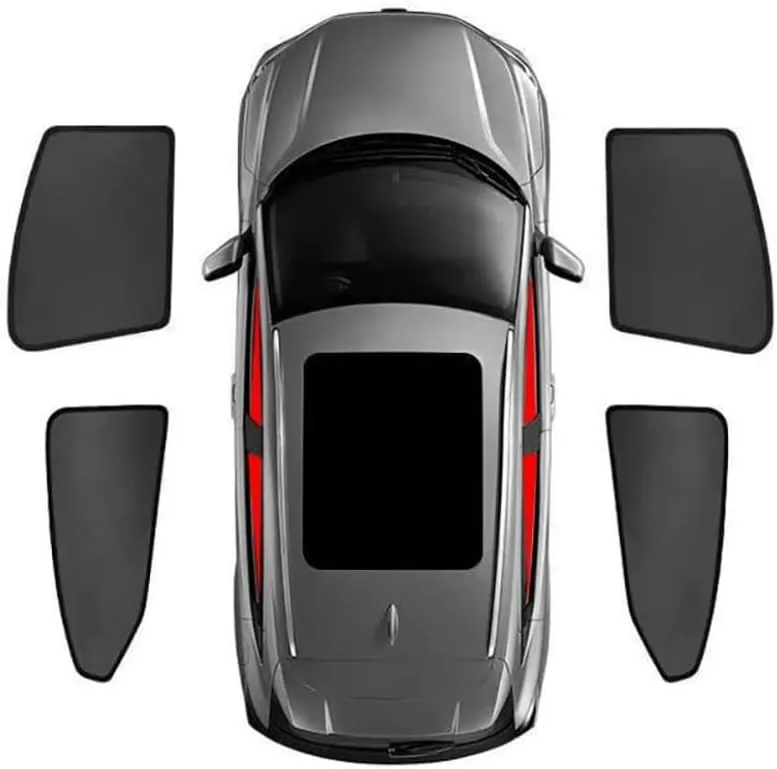 Car Window Shade for Mazda BIANTE Magnetic, Blocks Heat and UV, Keeps Cooler Screen for Sleeping Camping Accessories for Overnight Camping,E 4 Side Windows