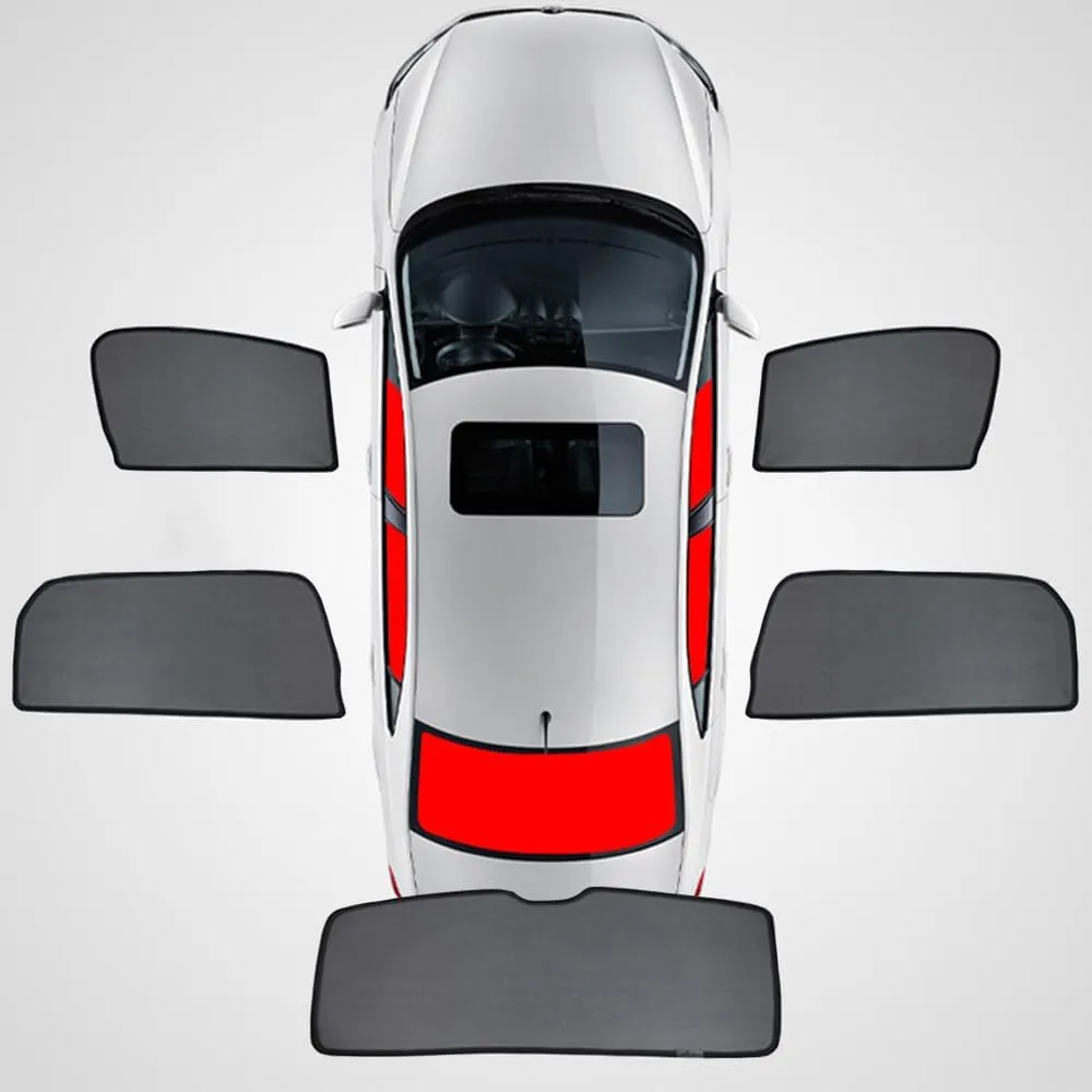Car Window Sunshades for Opel Astron Mesh Sunshade Magnetic Suction Blackout Curtain Half Shade Sun Protection Cover Interior Accessories,5PCS