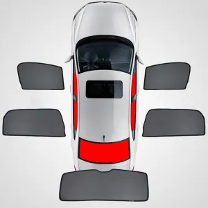 Car Window Sunshades for Opel Astron Mesh Sunshade Magnetic Suction Blackout Curtain Half Shade Sun Protection Cover Interior Accessories,5PCS