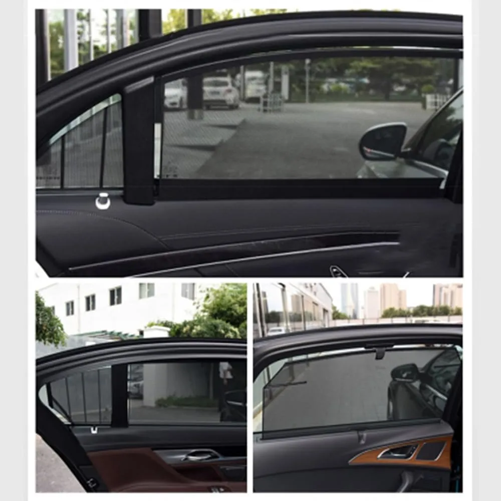 Car Window Sunshades for Suzuki Super vitra Mesh Sunshade Magnetic Suction Blackout Curtain Half Shade Sun Protection Cover Interior Accessories,5PCS