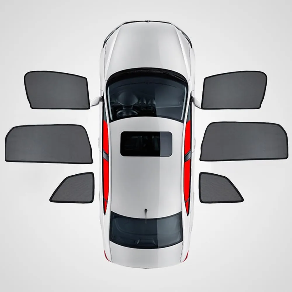 Car Window Sunshades for Suzuki Super vitra Mesh Sunshade Magnetic Suction Blackout Curtain Half Shade Sun Protection Cover Interior Accessories,6PCS