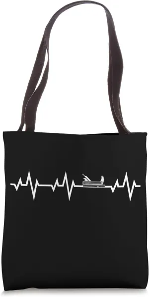 Carpenter joiner plane heartbeat craft gift Tote Bag