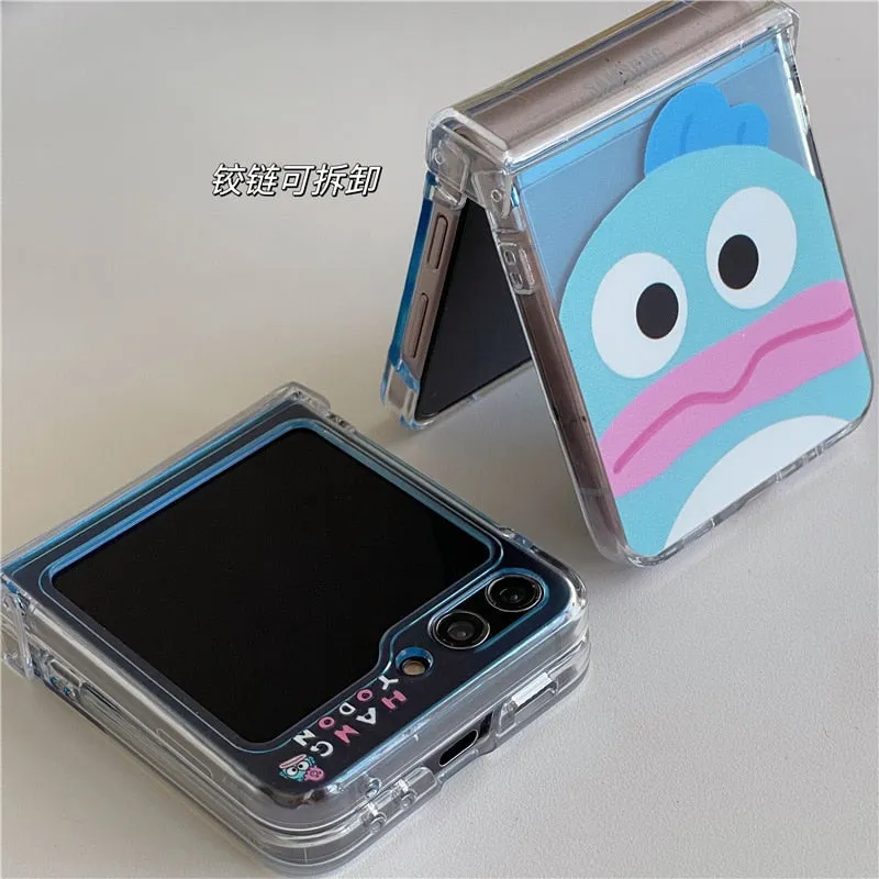 Cartoon Fish Sunglasses Cool, Aesthetic & Cute Samsung Galaxy Z Flip 5 4 3 Case