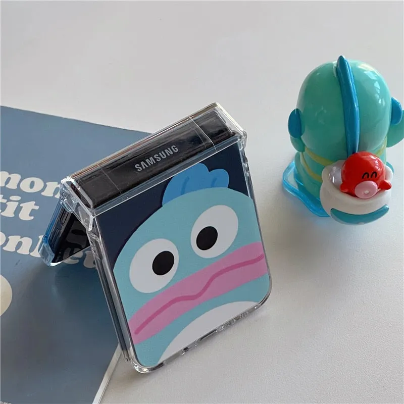 Cartoon Fish Sunglasses Cool, Aesthetic & Cute Samsung Galaxy Z Flip 5 4 3 Case