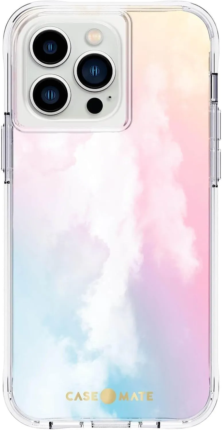 Case-Mate iPhone 13 Pro Case for Women [10ft Drop Protection] [Wireless Charging] Tough Prints Phone Case for iPhone 13 Pro - Luxury Unique Phone Cover - Anti-Scratch Tech, Slim Fit - Cloud 9