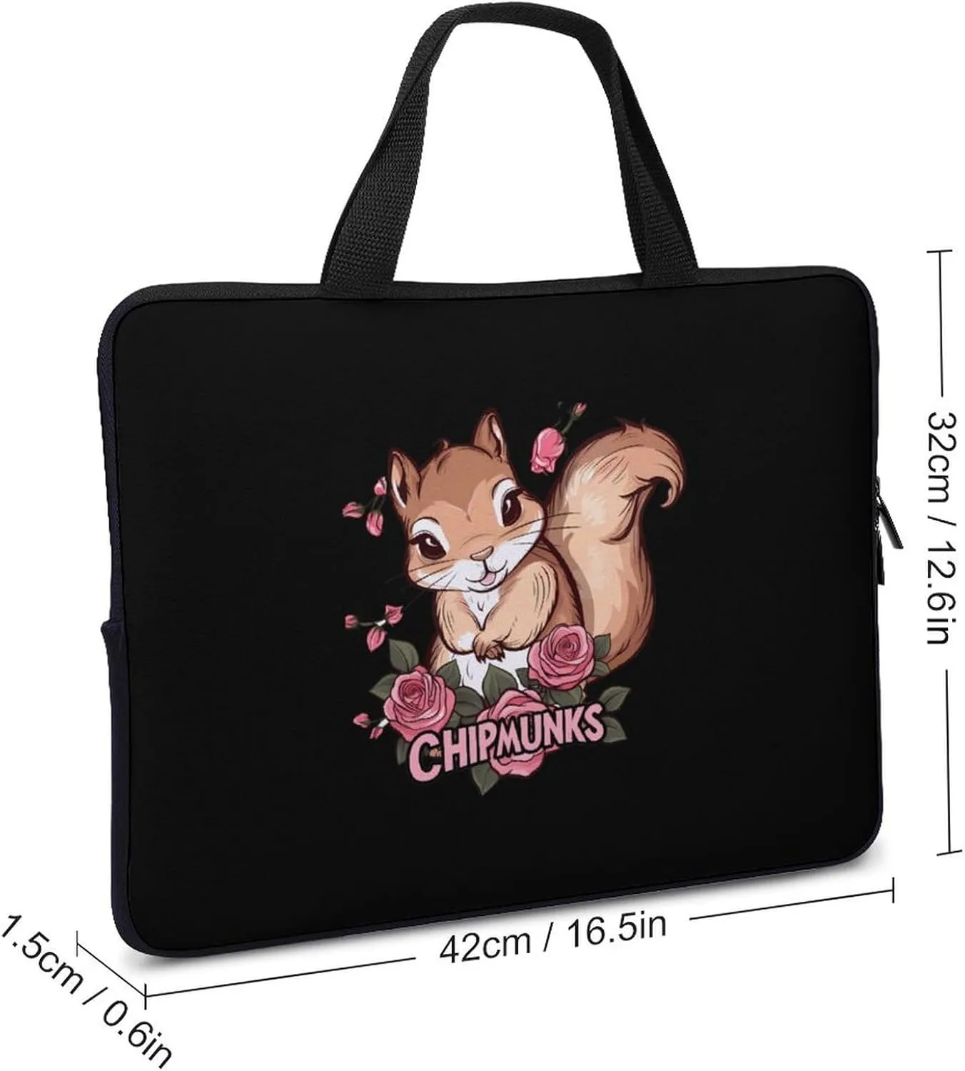 Chipmunks Laptop Case Laptop Bag Laptop Sleeve with Handle Computer Case Carrying Cover 17inch
