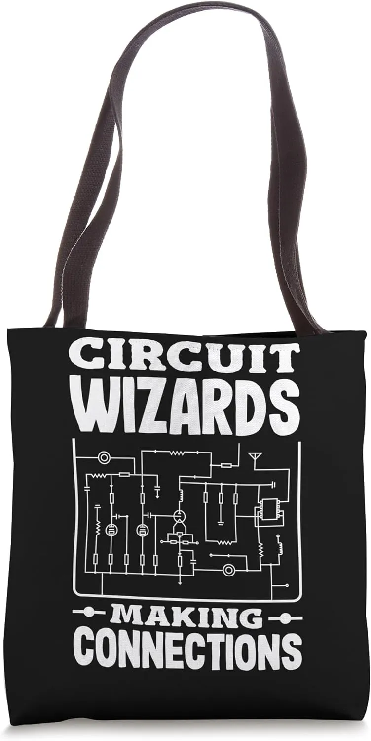 Circuit Wizards Expert Electrician Making Connections Tote Bag
