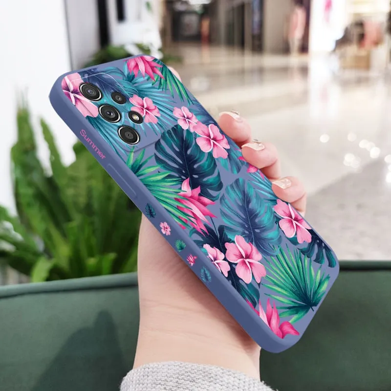 Colorful Flower Floral Case For Samsung Galaxy