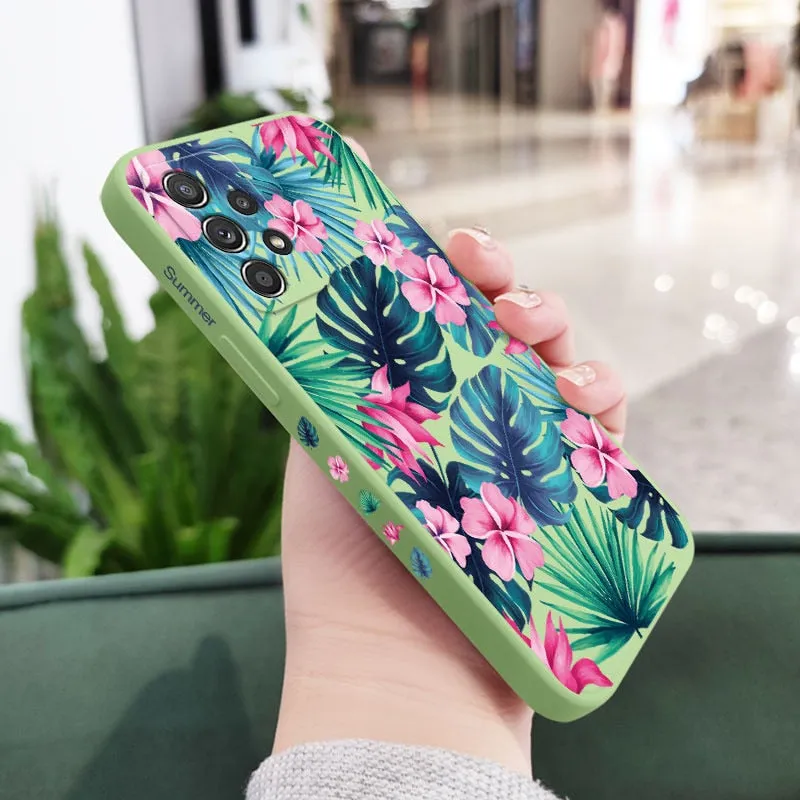 Colorful Flower Floral Case For Samsung Galaxy