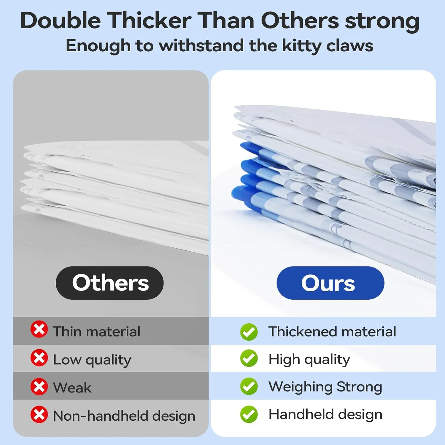 Compatible Self-Cleaning Litter Box Liners - 80 Pack, 18x20 Inches, 4 Gallon Bags, 2 Mil Thickness, Easy Installation, Durable for Automatic Litter Box Drawers