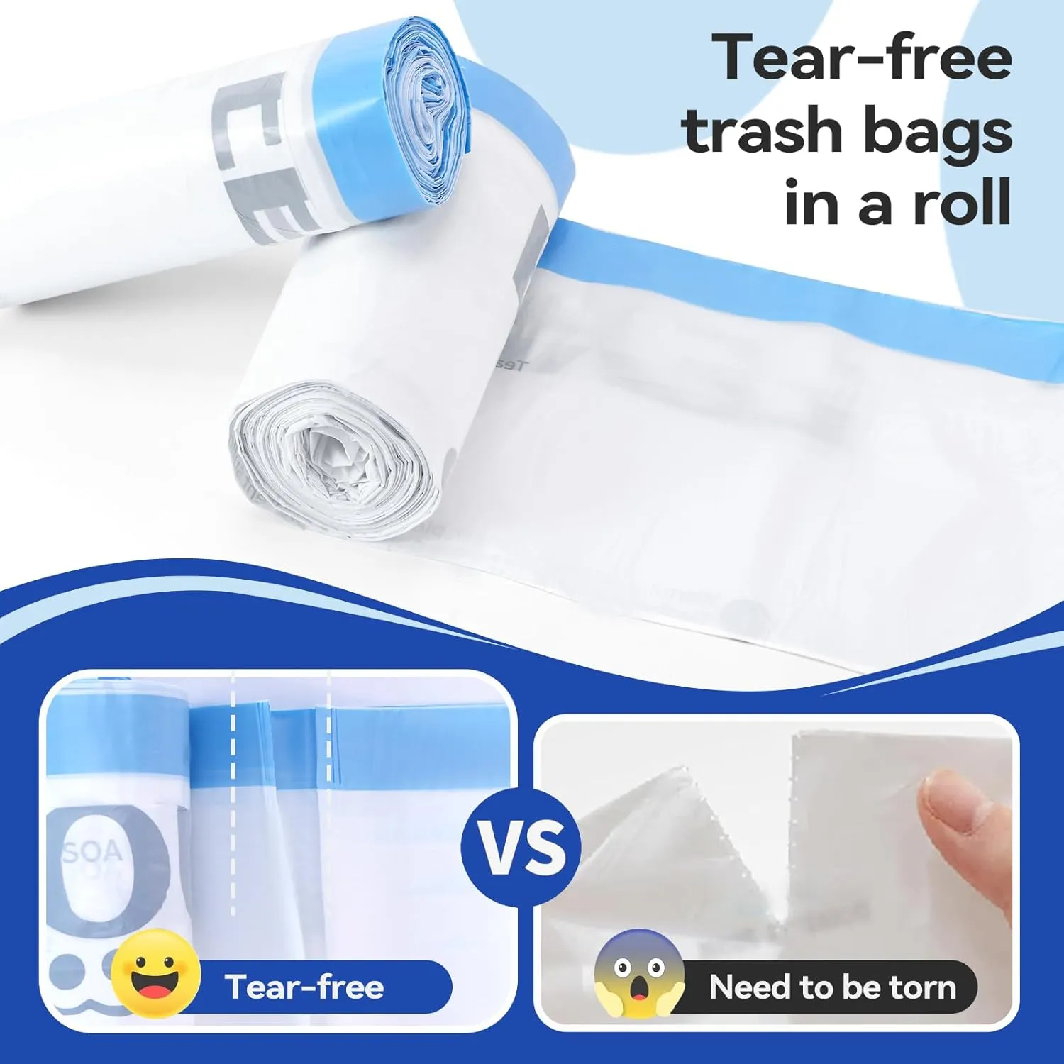 Compatible Self-Cleaning Litter Box Liners - 80 Pack, 18x20 Inches, 4 Gallon Bags, 2 Mil Thickness, Easy Installation, Durable for Automatic Litter Box Drawers