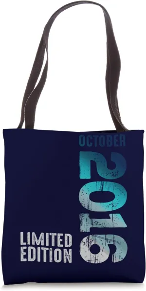 Cool Awesome October 2016 Since 2016 Vintage 2016 Retro 2016 Tote Bag