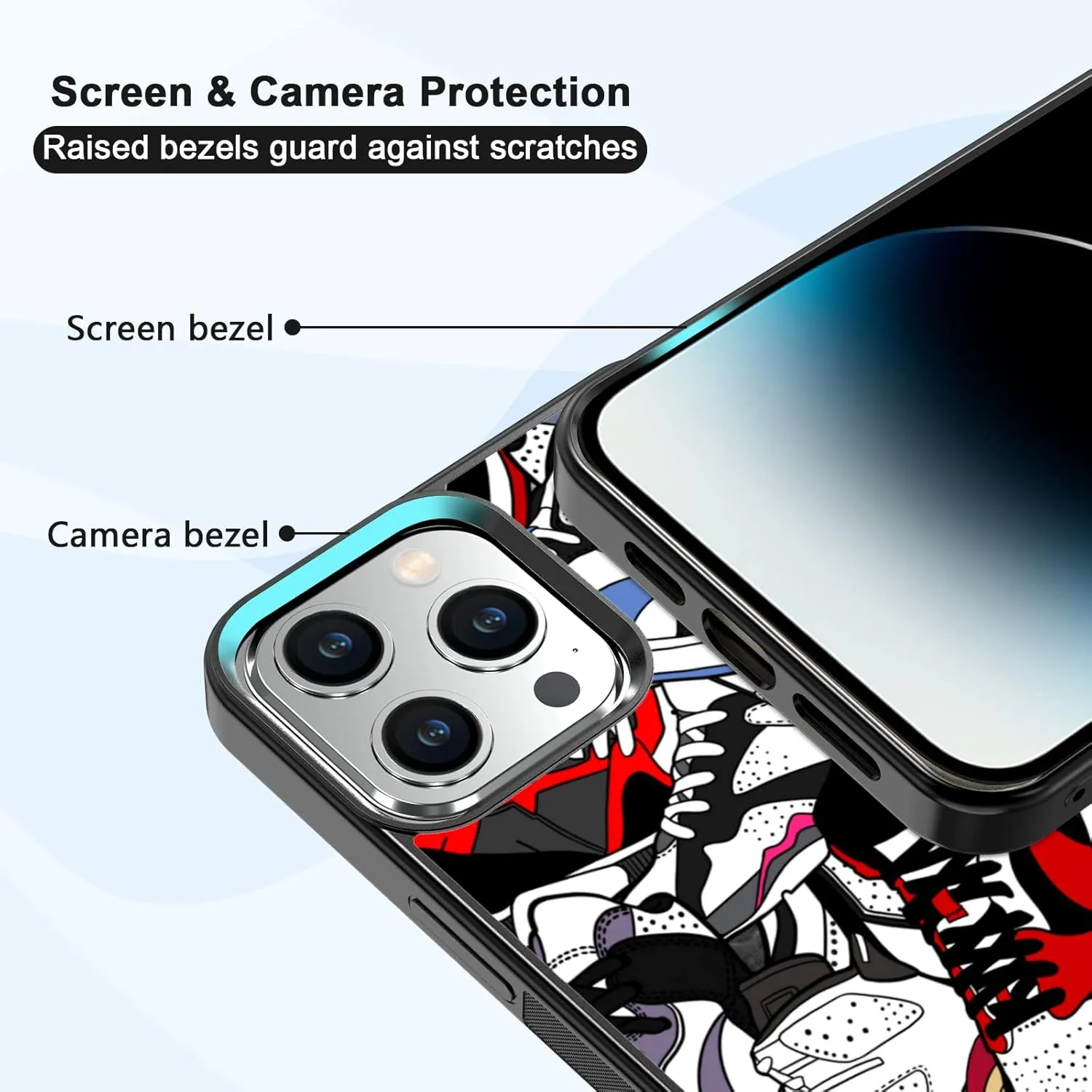 Cool Shoe Phone Case for iPhone 14 Pro Max Case for Teen Boys Men Kids Boys - 6.7 Inch