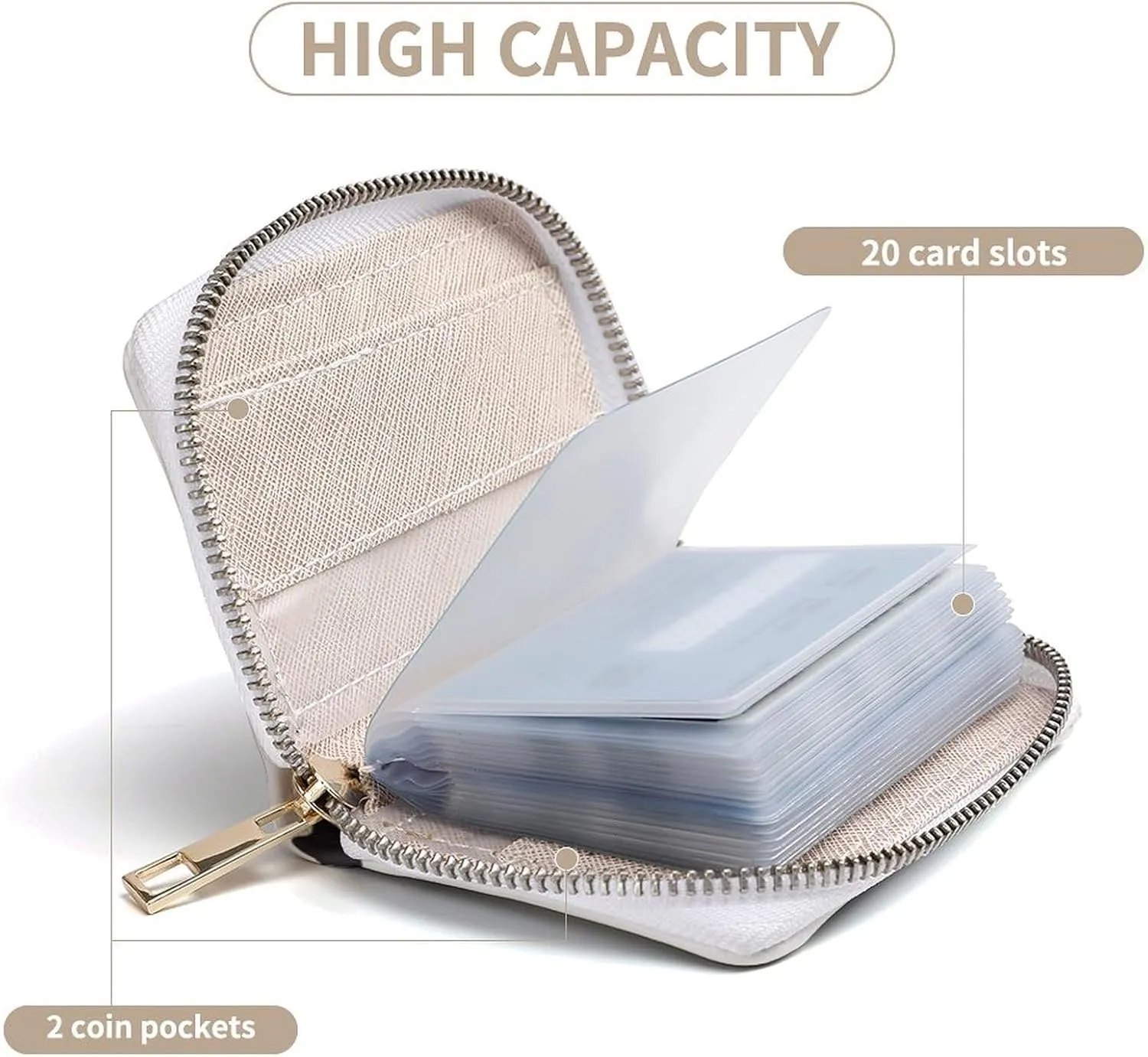 Credit Card Wallet,A Dancer Card Cases Holder Credit Card Holder Wallet with Card Slots Coin Cash Zipper Purse Case Wallet