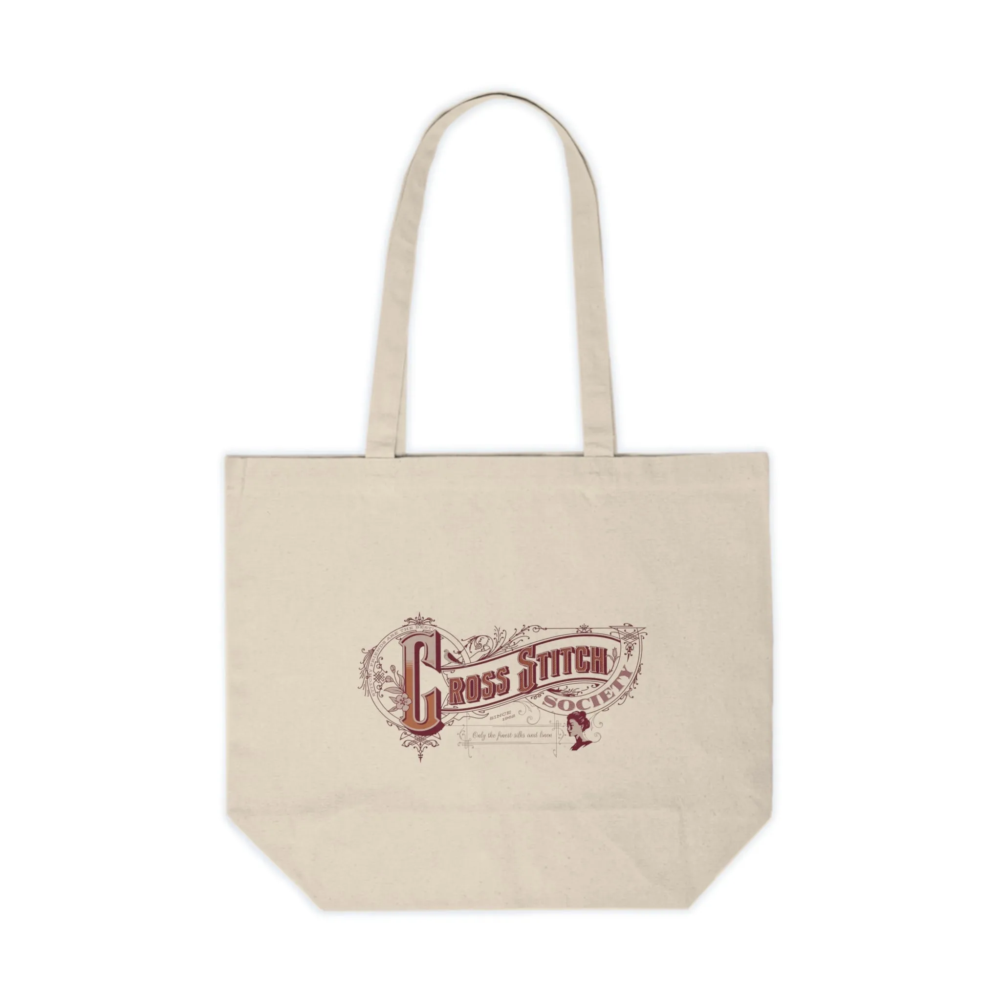 Cross Stitch Society Canvas Tote
