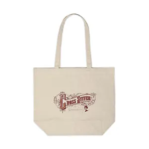 Cross Stitch Society Canvas Tote